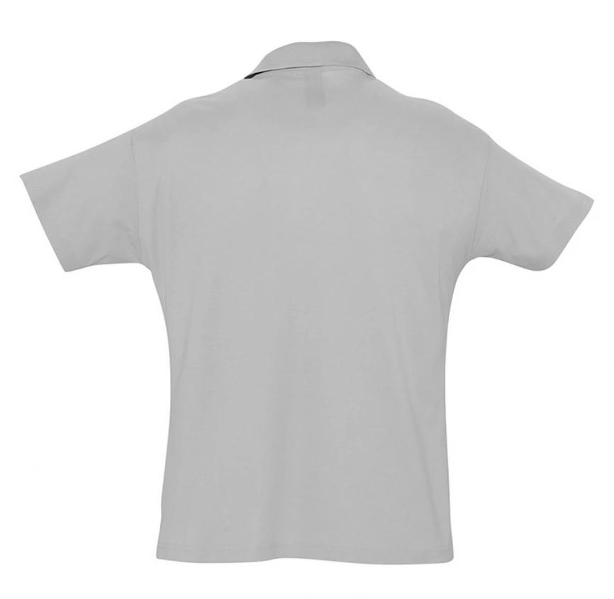 Рубашка поло мужская Summer 170 серый меланж, размер XS фото 2