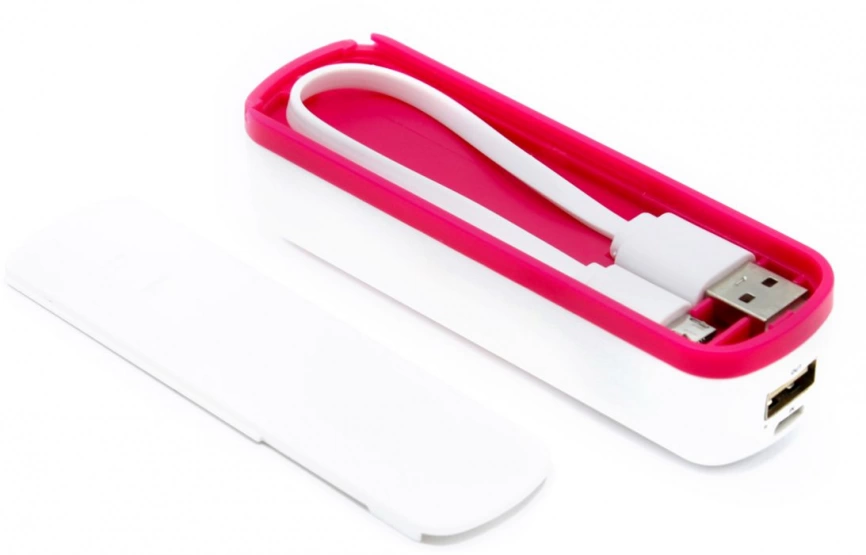 Внешний аккумулятор Map 2200 mAh - Малиновый LL фото 3