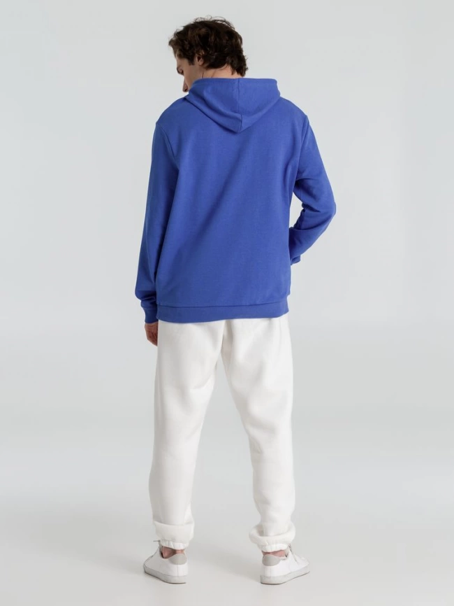 Толстовка с капюшоном унисекс Hoodie, ярко-синий меланж, размер L фото 19