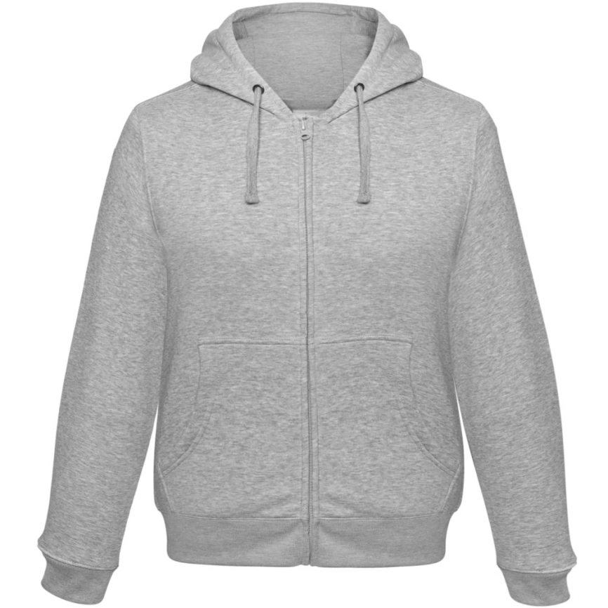 Толстовка мужская Hooded Full Zip серый меланж, размер XL фото 1