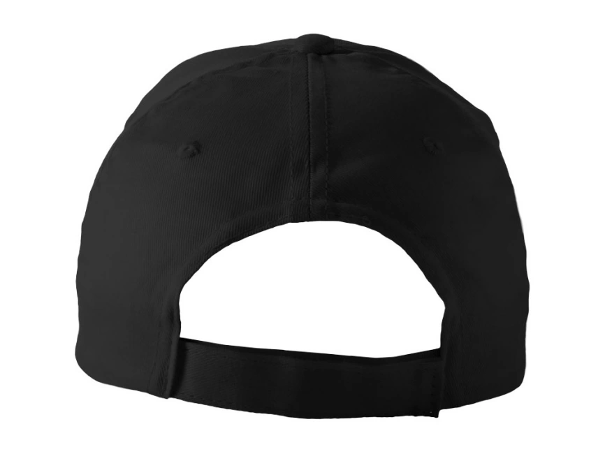Бейсболка Basic, 5-ти панельная, черный фото 2