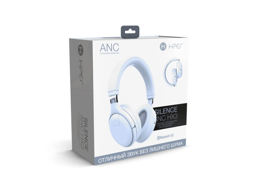 Беспроводные наушники HIPER SILENCE ANC HX3, белый фото 4