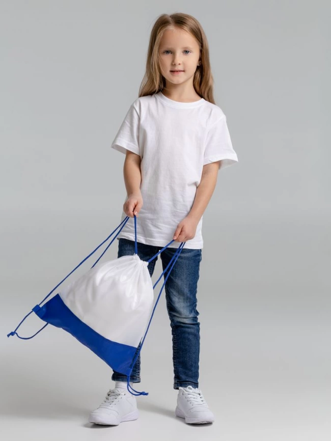 Рюкзак детский Classna, белый с синим фото 6