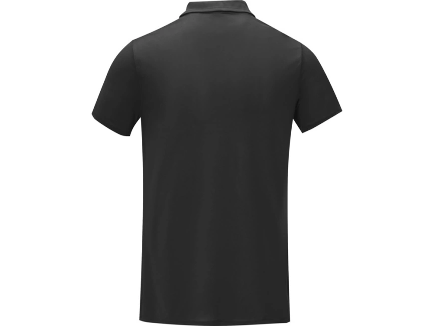 Мужская стильная футболка поло с короткими рукавами Deimos, черный фото 3