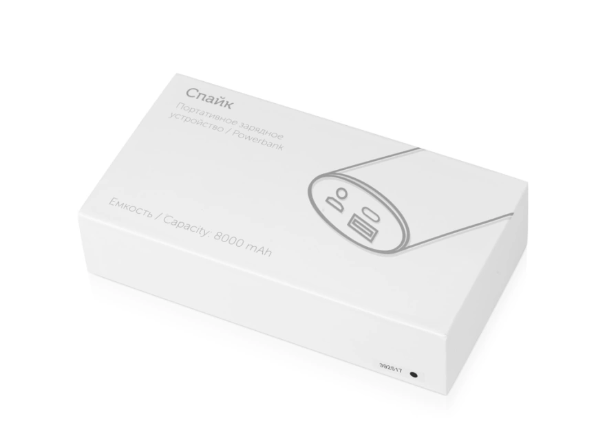 Портативное зарядное устройство Спайк, 8000 mAh, черный фото 9