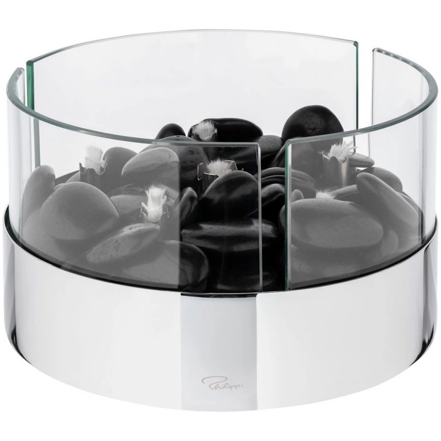 Настольный камин Magnifique с базальтовыми камнями, ver.2 фото 5