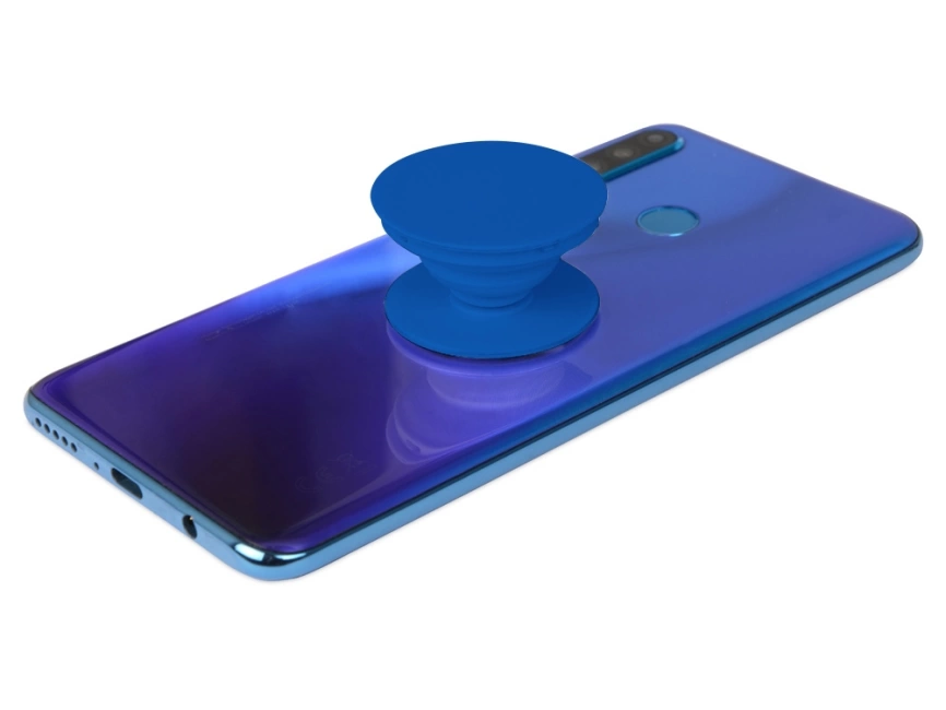 Держатель для телефона Pop Stand, синий фото 5