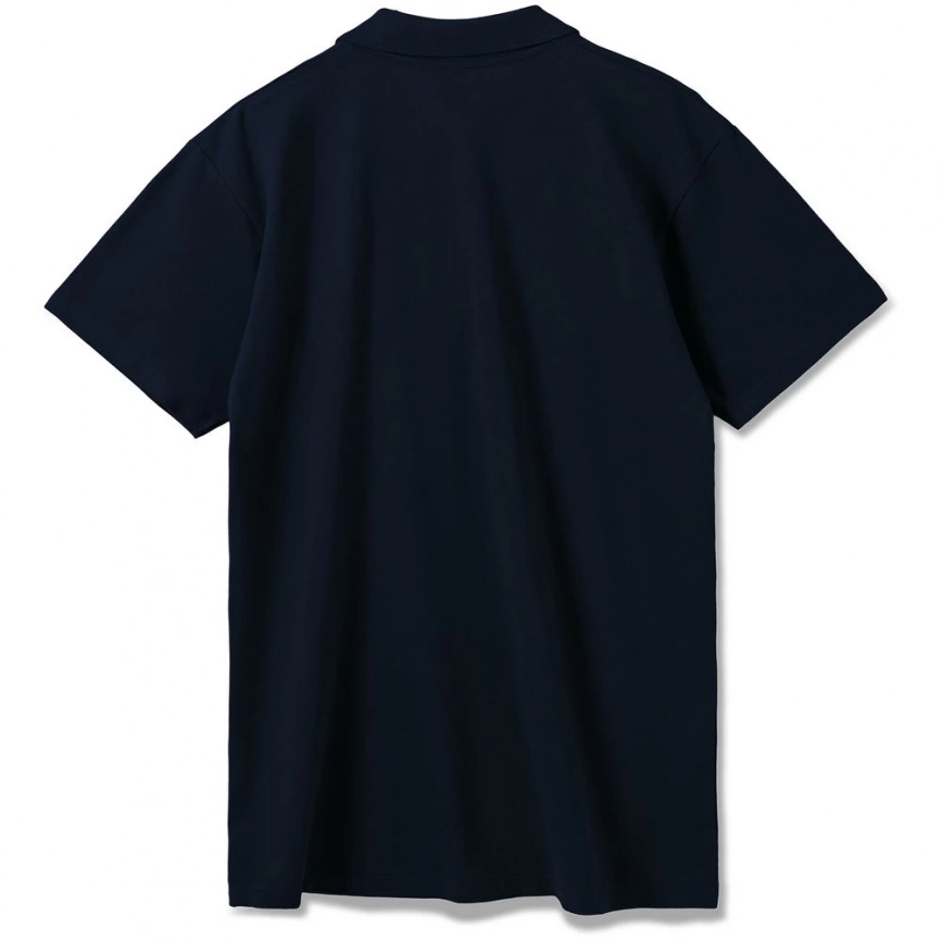 Рубашка поло мужская Summer 170 темно-синяя, размер XS фото 9