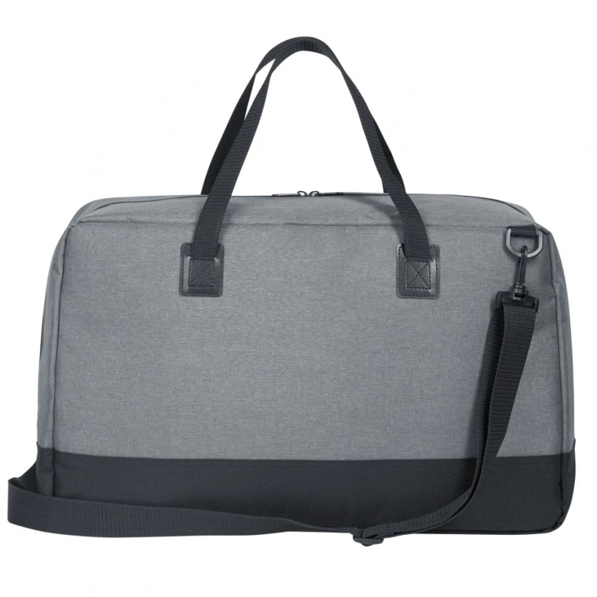 Сумка дорожная с отделением для ноутбука Unit Bimo Weekend, серая фото 4
