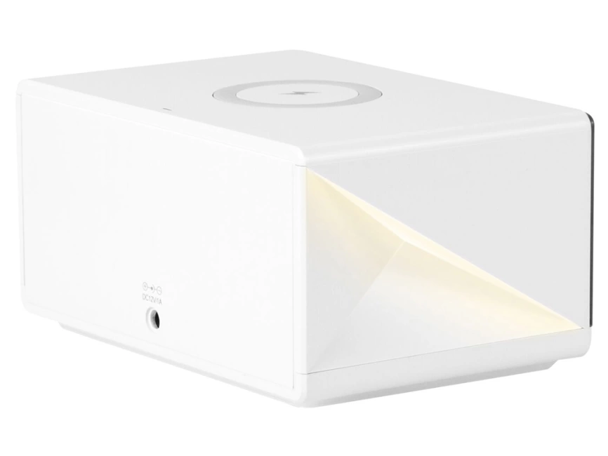 Часы с беспроводным зарядным устройством Rombica Timebox 2, белый фото 3