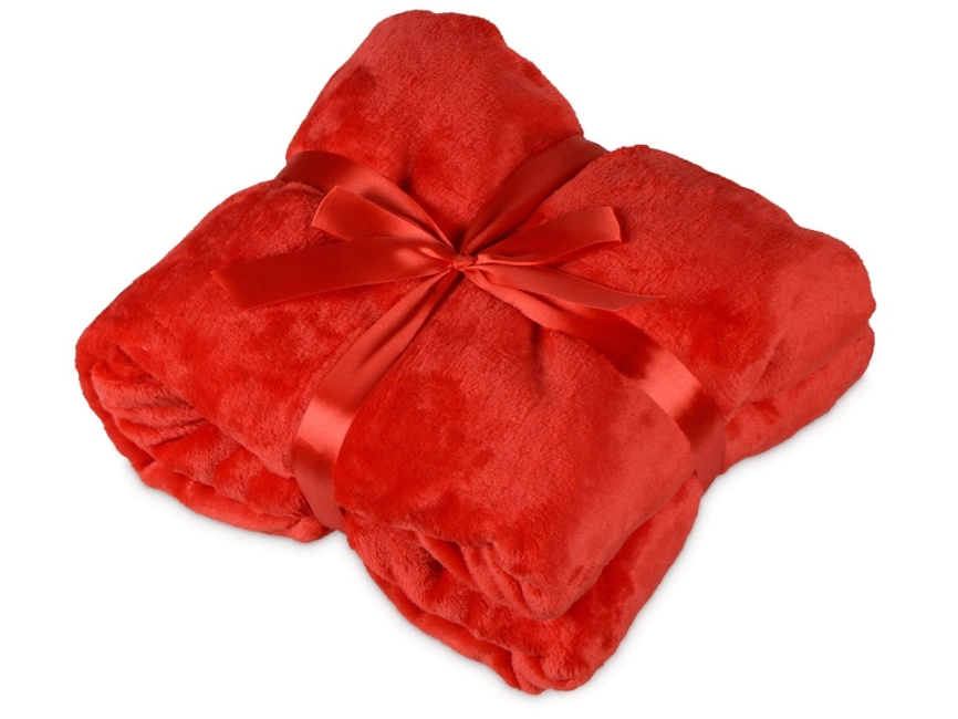 Подарочный набор с пледом, термосом Cozy hygge, красный фото 4