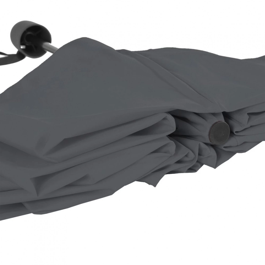 Зонт складной Mini Hit Dry-Set, серый фото 4