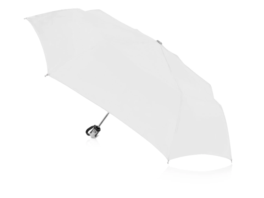 Зонт Alex трехсекционный автоматический 21,5, белый фото 2