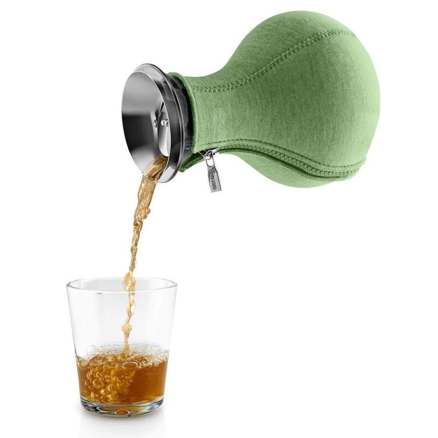 Чайник заварочный Tea Maker в чехле, светло-зеленый фото 2