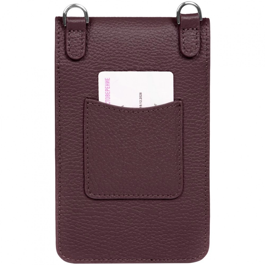 Сумка через плечо Segreto, бордовая фото 7