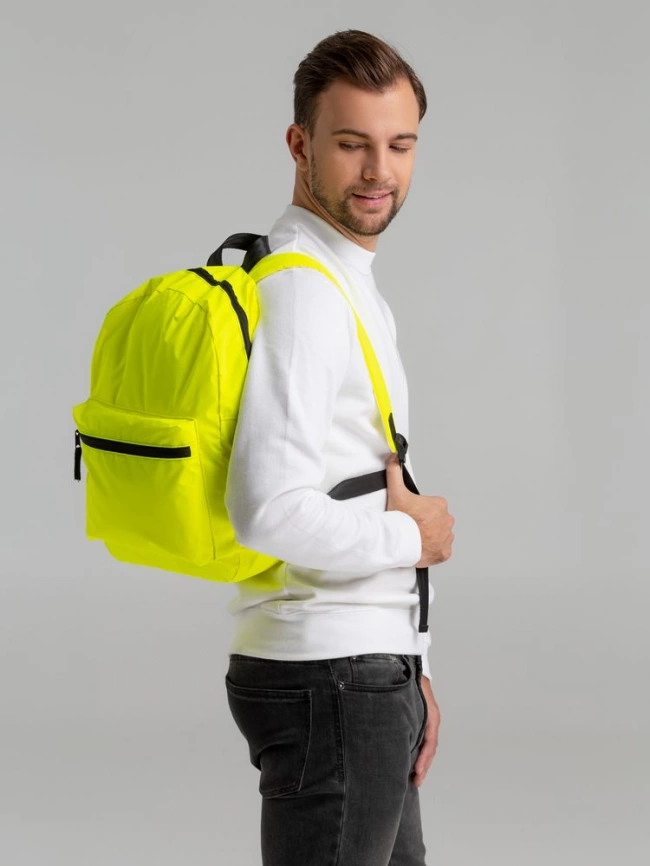 Рюкзак Manifest Color из светоотражающей ткани, желтый неон фото 7