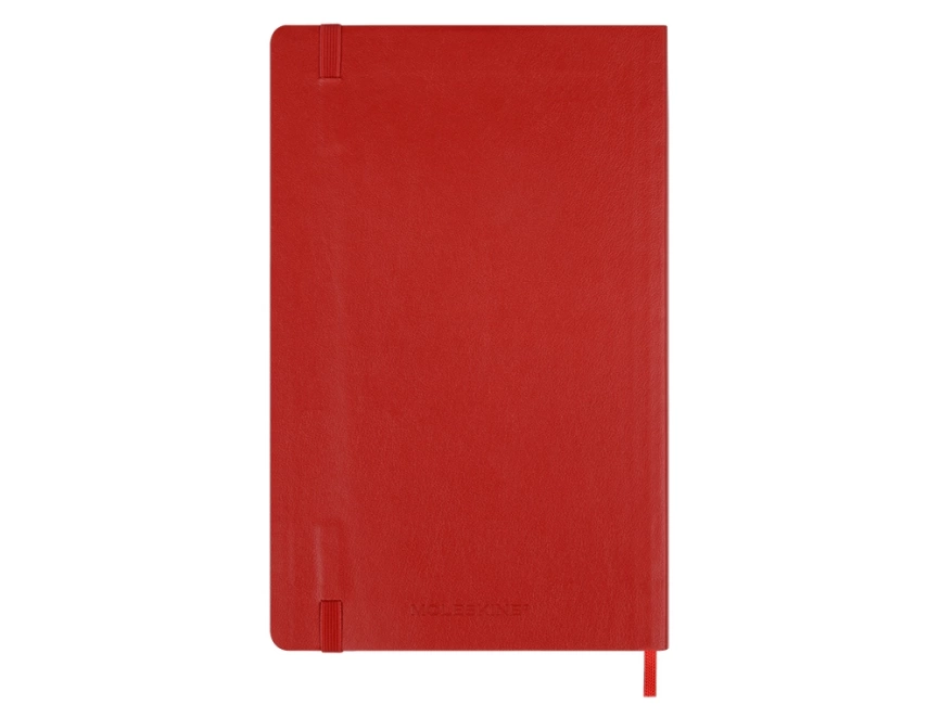 Записная книжка Moleskine Classic Soft (в линейку), Large (13х21см), красный фото 5
