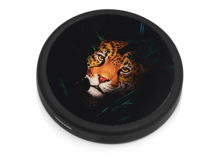 Беспроводное зарядное устройство Sketch с полноцветной печатью, черный фото 13