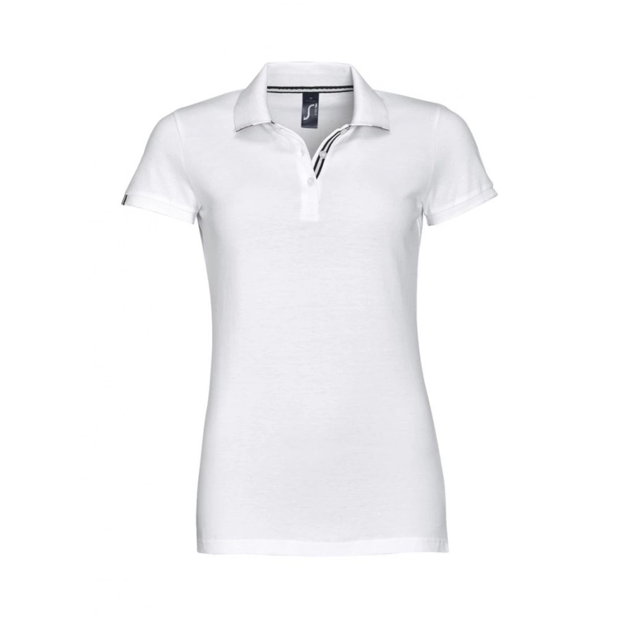 Рубашка поло Patriot Women белая с черным, размер XL фото 1