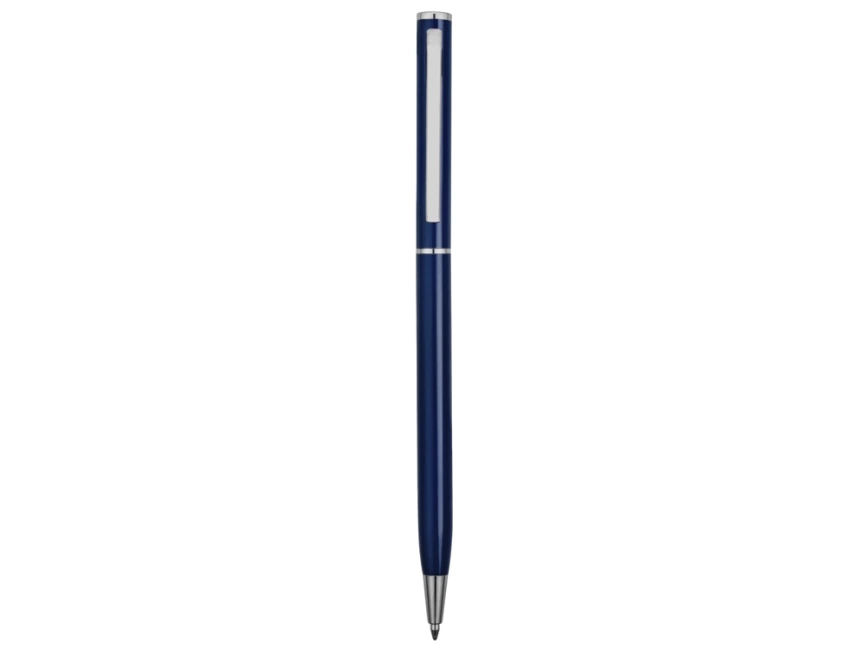 Ручка металлическая шариковая Атриум, темно-синий фото 2
