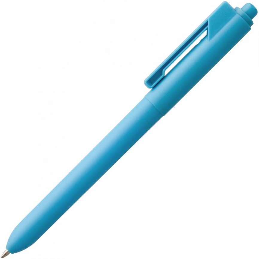Ручка шариковая Hint, голубая фото 5