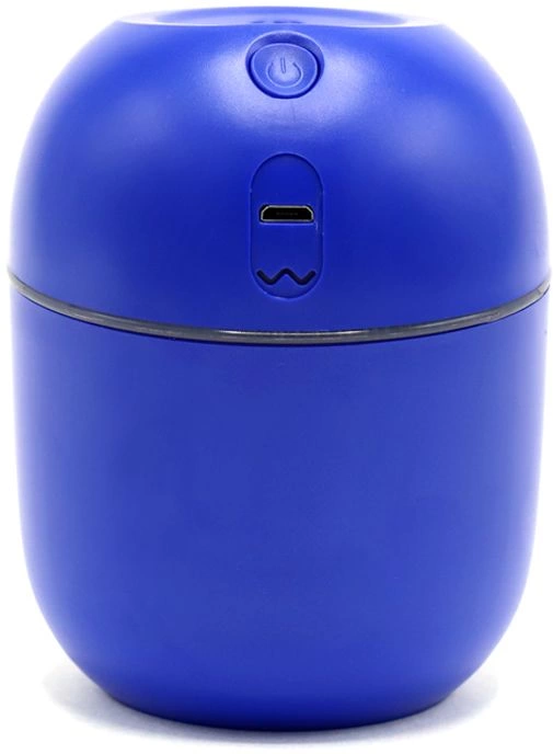 Светодиодный USB увлажнитель Egg, синий фото 2