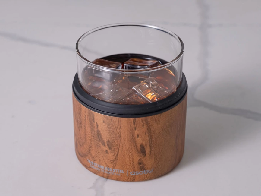 Тумблер для виски WHISKEY KUZIE, дерево фото 5