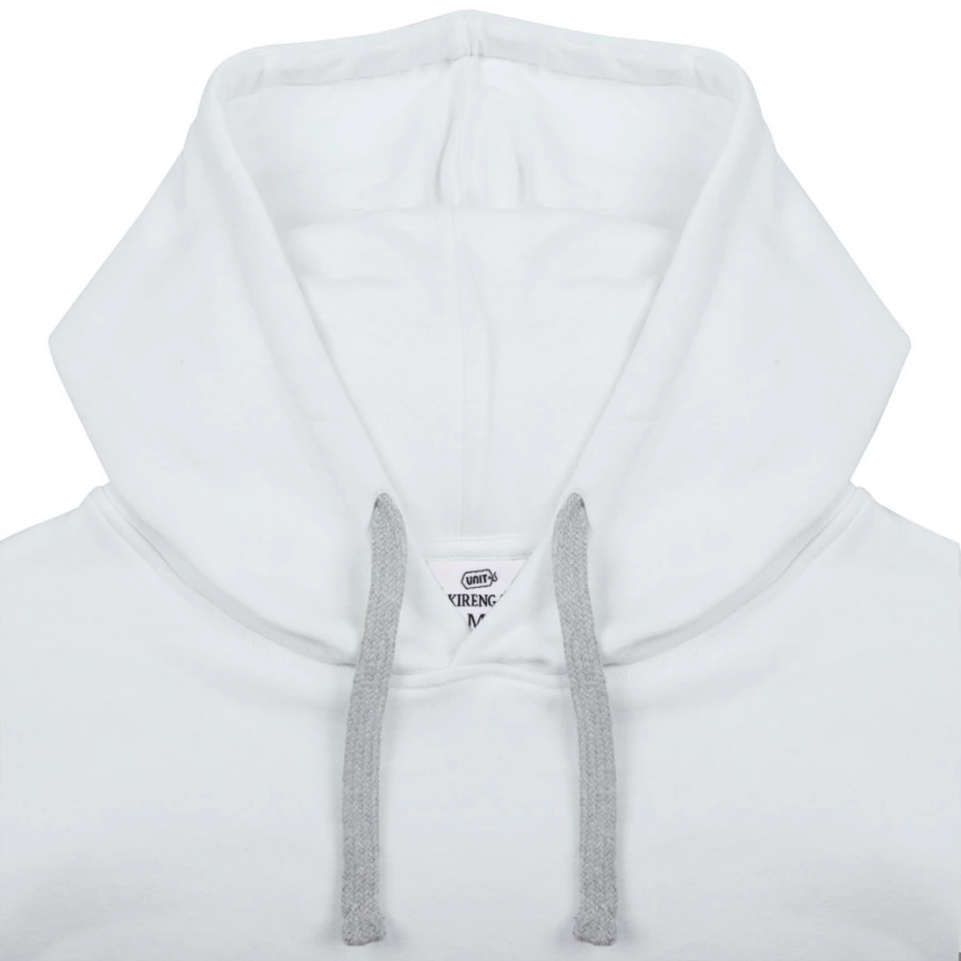 Толстовка с капюшоном Unit Kirenga белая, размер L фото 4