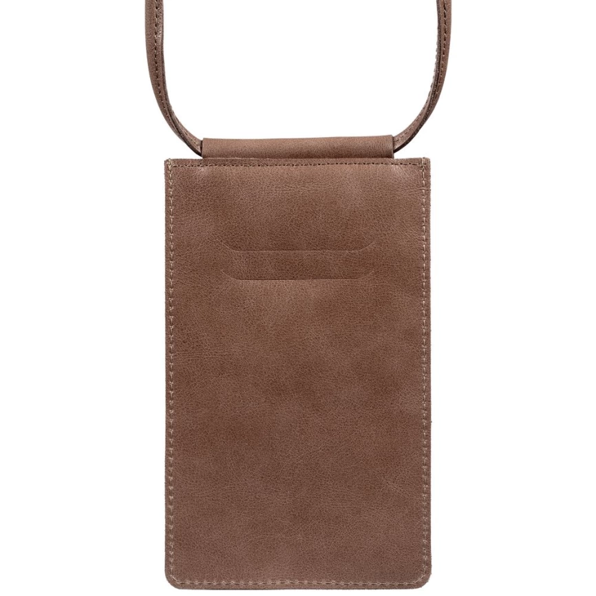 Сумочка для телефона Apache, коричневая (какао) фото 3