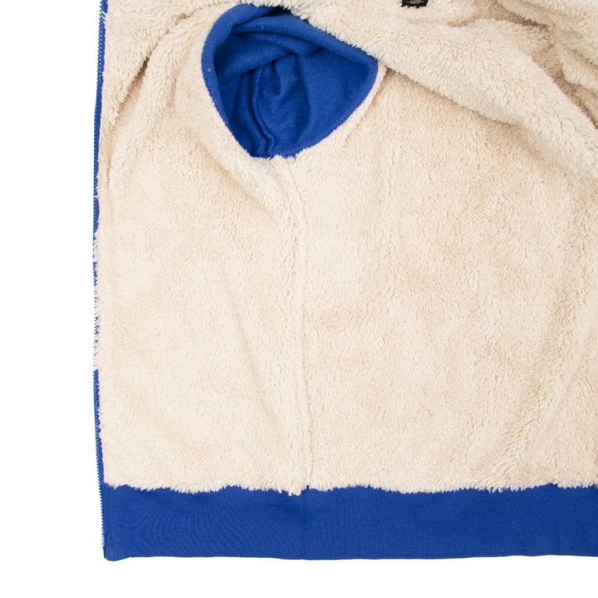 Толстовка унисекс на молнии Sherpa 280 ярко-синяя, размер XL фото 13