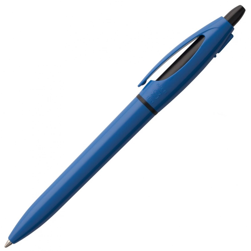 Ручка шариковая S! (Си), ярко-синяя фото 4