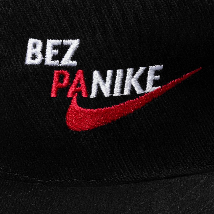 Бейсболка Bez Panike, черная фото 3