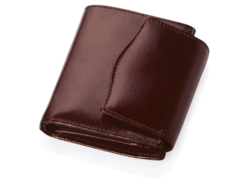 Портмоне с отделениями для кредитных карт и монет, коричневый фото 1