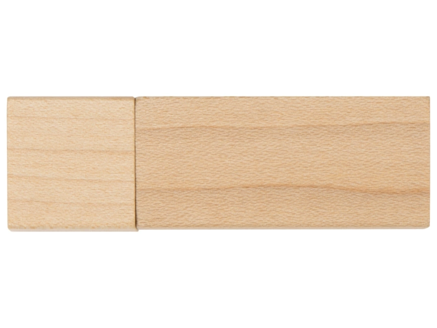 Флеш-карта USB 2.0 16 Gb Woody с магнитным колпачком, натуральный фото 3