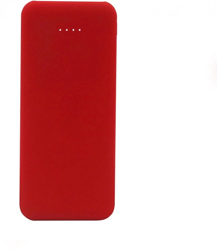 Внешний аккумулятор Arrida 5000mAh с покрытием baby skin - Красный PP фото 2