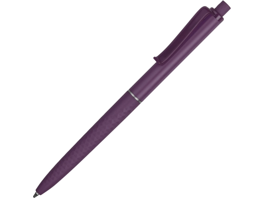 Ручка пластиковая soft-touch шариковая Plane, фиолетовый фото 1