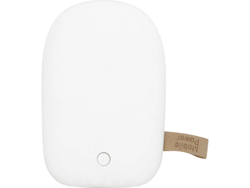 Универсальное зарядное устройство power bank в форме камня. 7800MAH. white фото 3