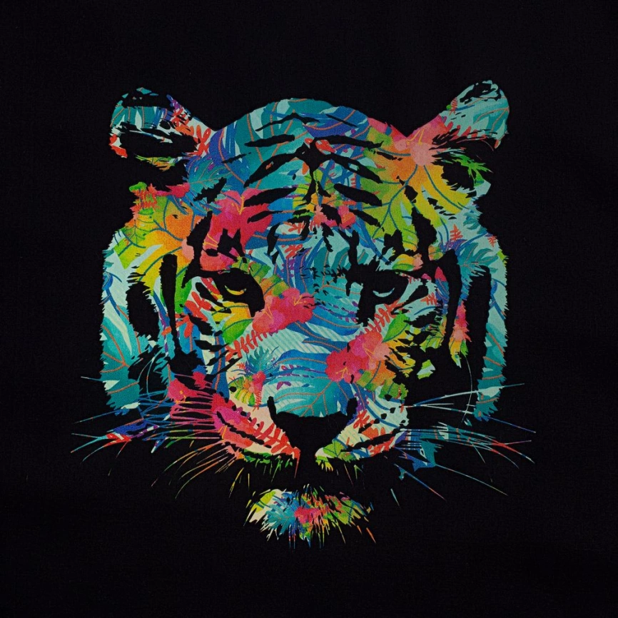 Холщовая сумка Jungle Look, черная фото 3