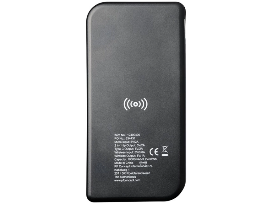 Беспроводное портативное зарядное устройство Umbra 10 000 мАч, черный фото 3