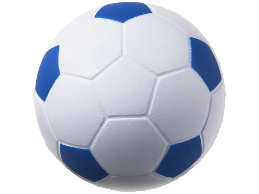 Антистресс Football, белый/ярко-синий фото 3