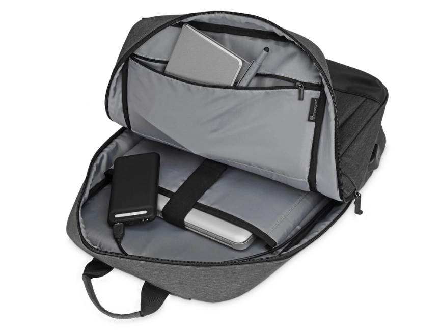 Рюкзак с отделением для ноутбука District, темно-серый фото 2