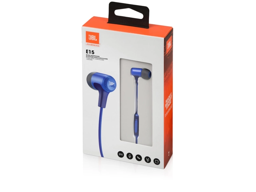 Пользовательские наушники JBL, JBLE15BLU, синий фото 6