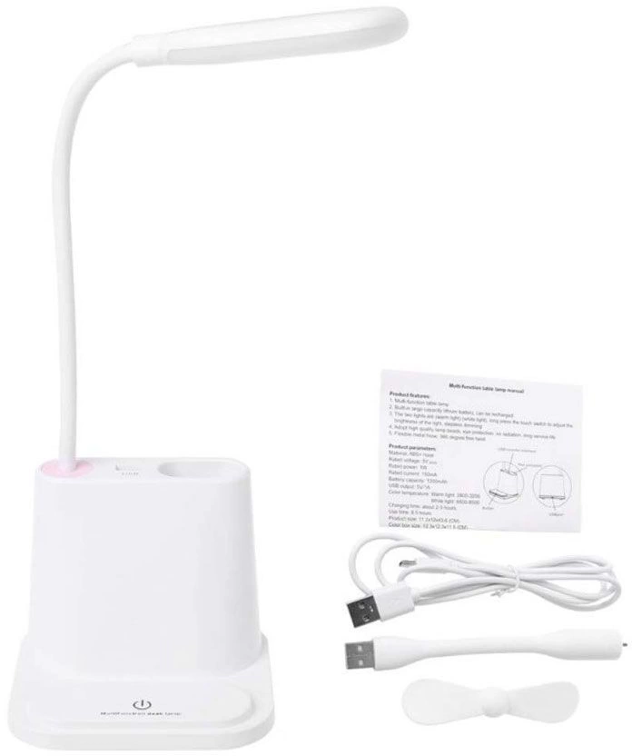 Настольная лампа Terra Quadro c вентилятором фото 4