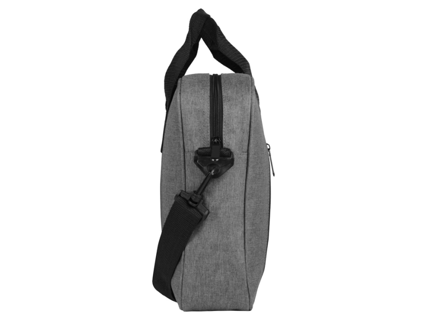 Сумка для ноутбука Wing с вертикальным наружным карманом, серый фото 7