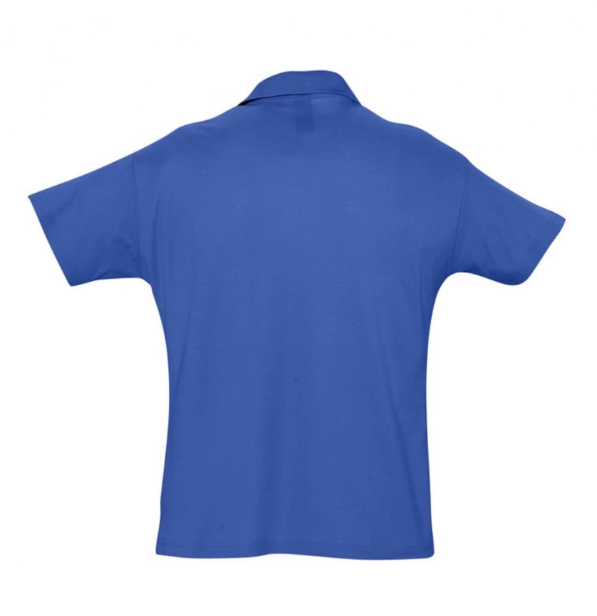 Рубашка поло мужская Summer 170 ярко-синяя, размер XS фото 2