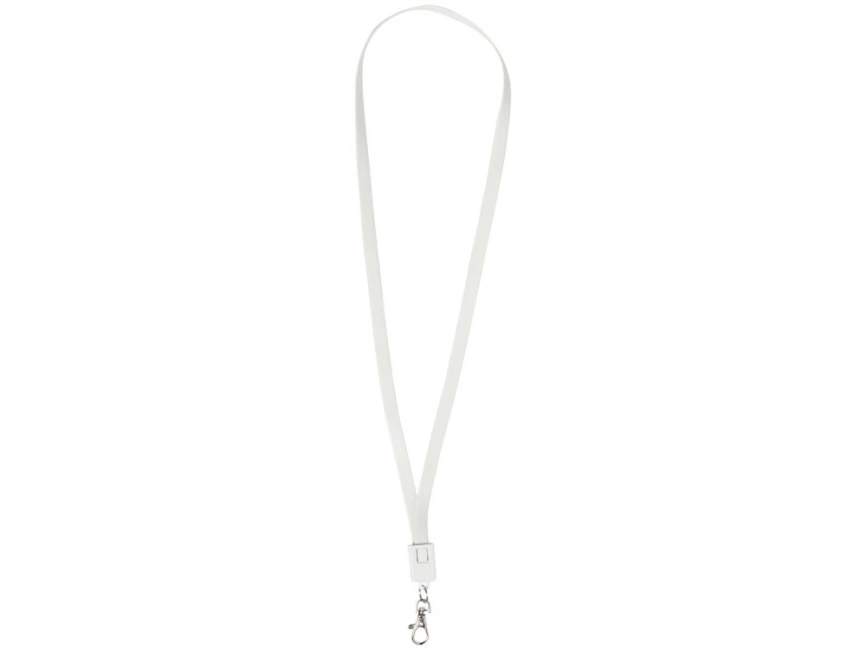 Зарядный кабель-клип 2 в 1, белый фото 2