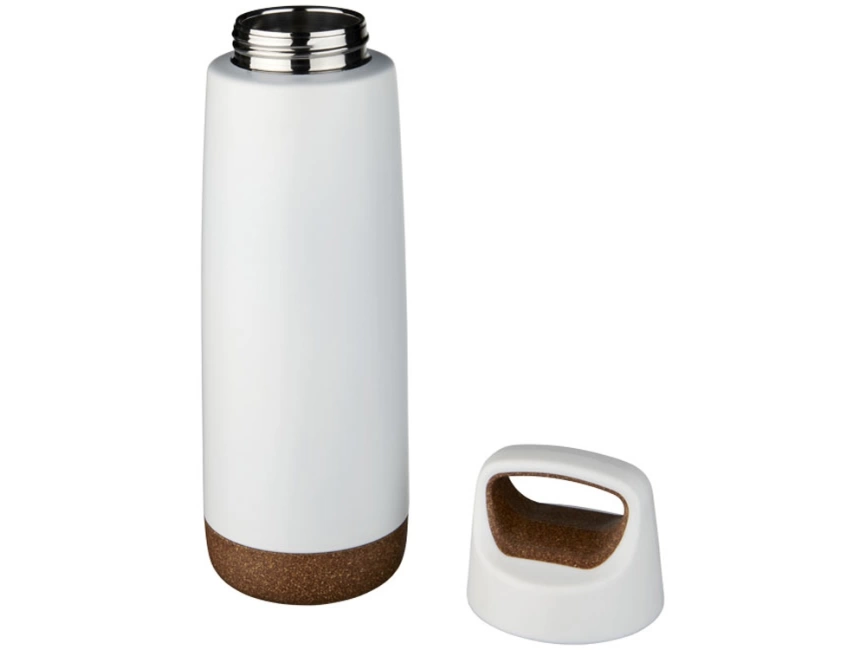 Спортивная медная бутылка с вакуумной изоляцией Valhalla объемом 600 мл, белый (Р) фото 3