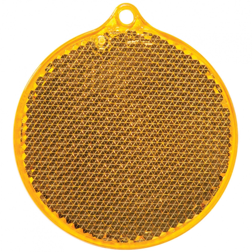 Пешеходный светоотражатель «Круг», оранжевый фото 1