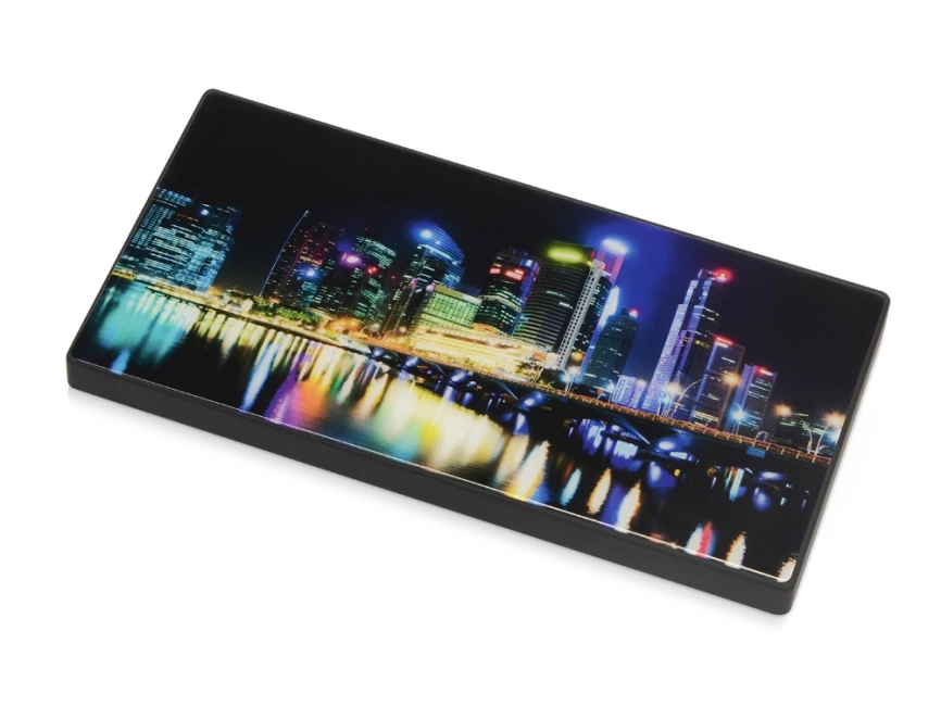 Портативное зарядное устройство Render с полноцветной, 5000 mAh, черный фото 11