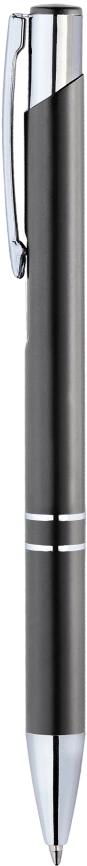 Ручка металлическая KOSKO, чёрная с серебристым фото 5